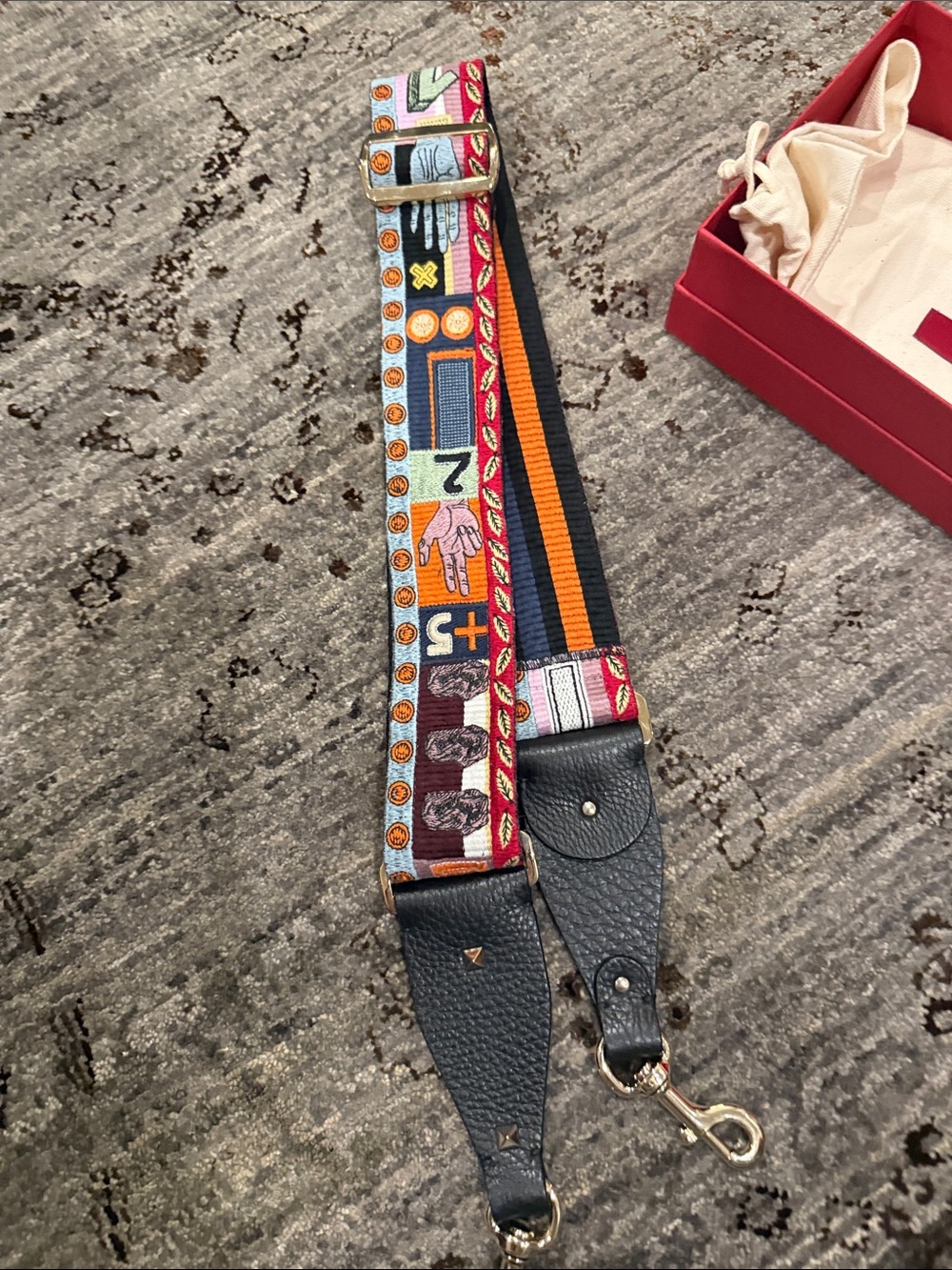 Valentino Garavani Adjustable Womans Handbag Strap - Multicolor